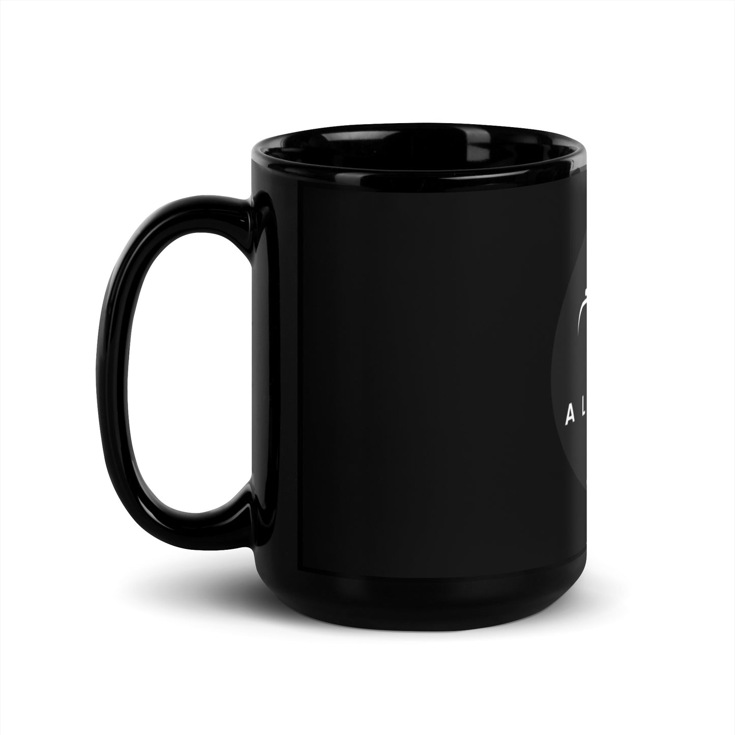 Black Glossy Mug | All Eyes on Jesus