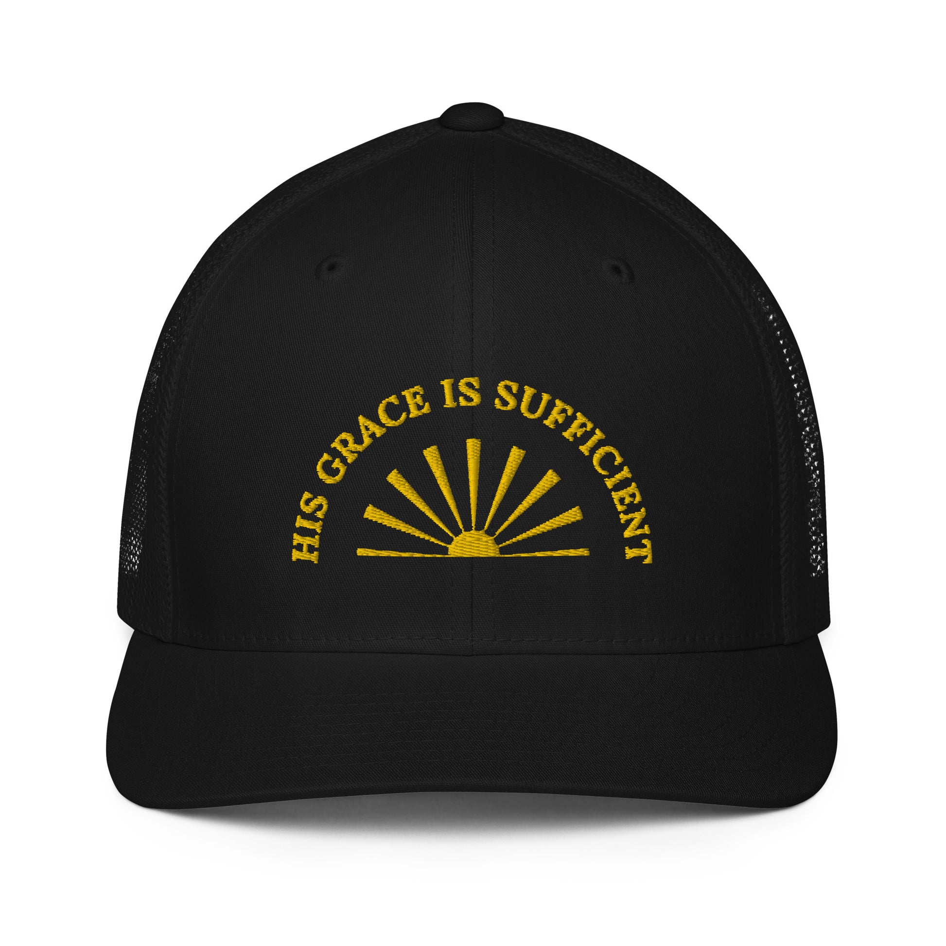 Iconic Trucker Cap Flexfit | His Grace is Sufficient