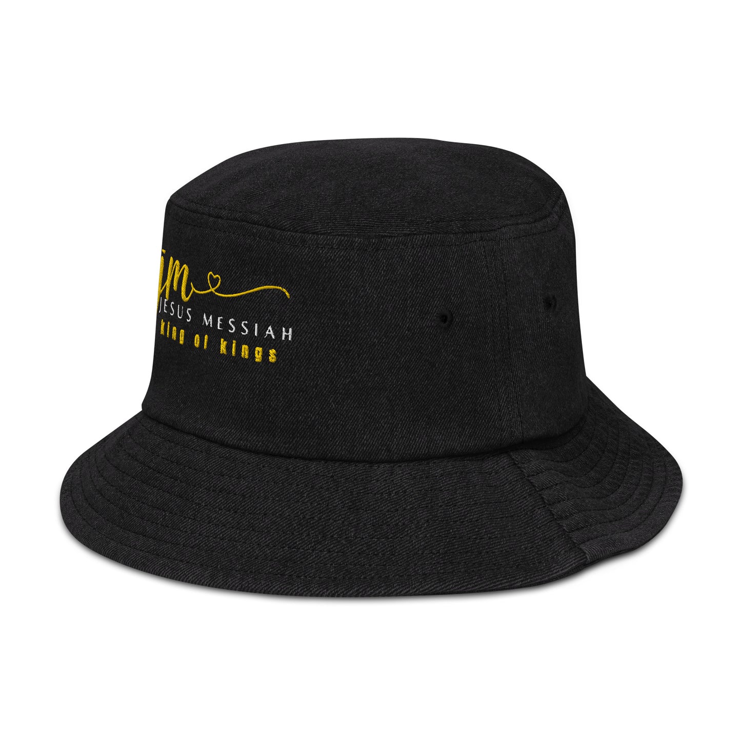 Denim Bucket Hat | JM-Jesus Messiah