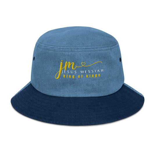 Denim Bucket Hat | JM-Jesus Messiah | Maisonette Shoppers World