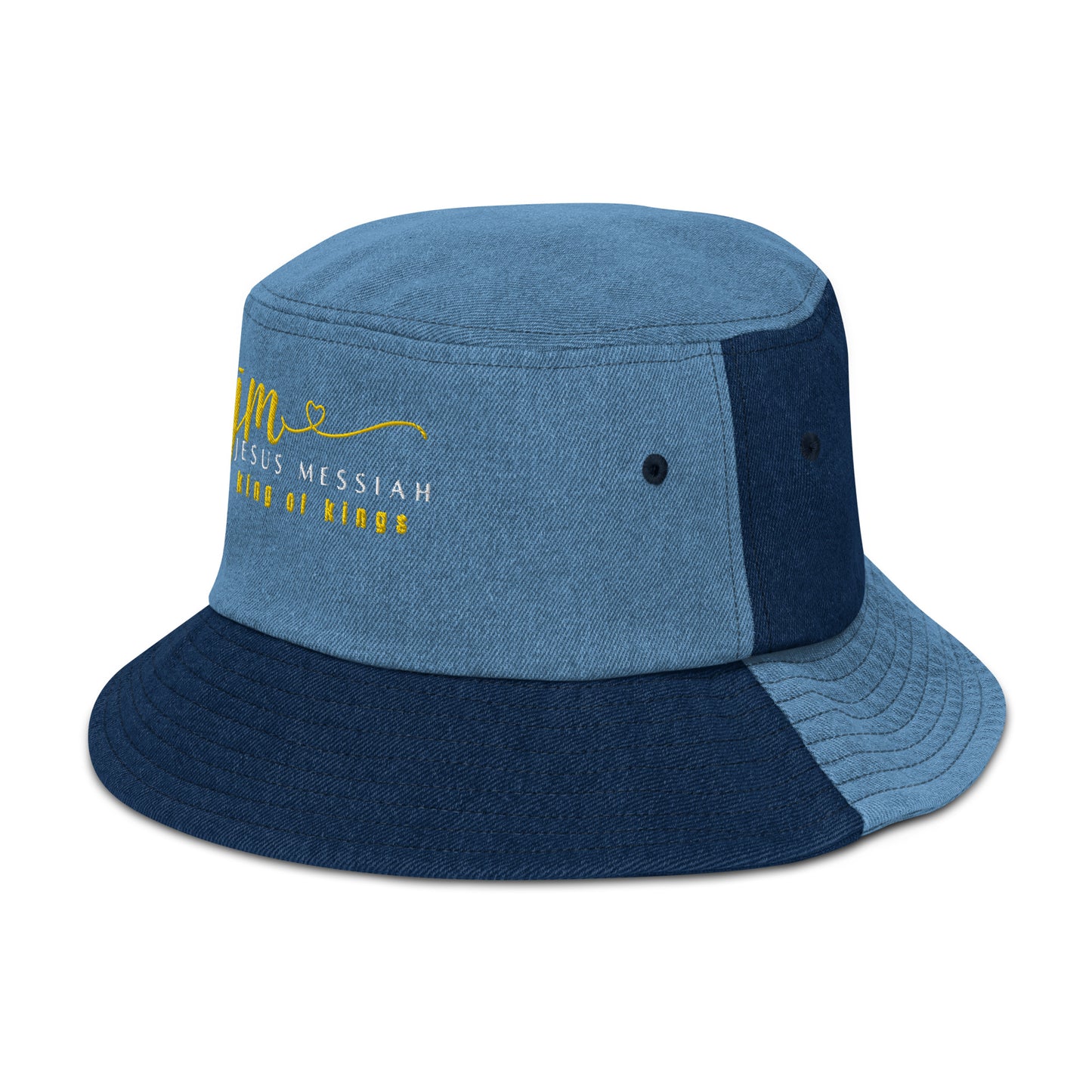 Denim Bucket Hat | JM-Jesus Messiah