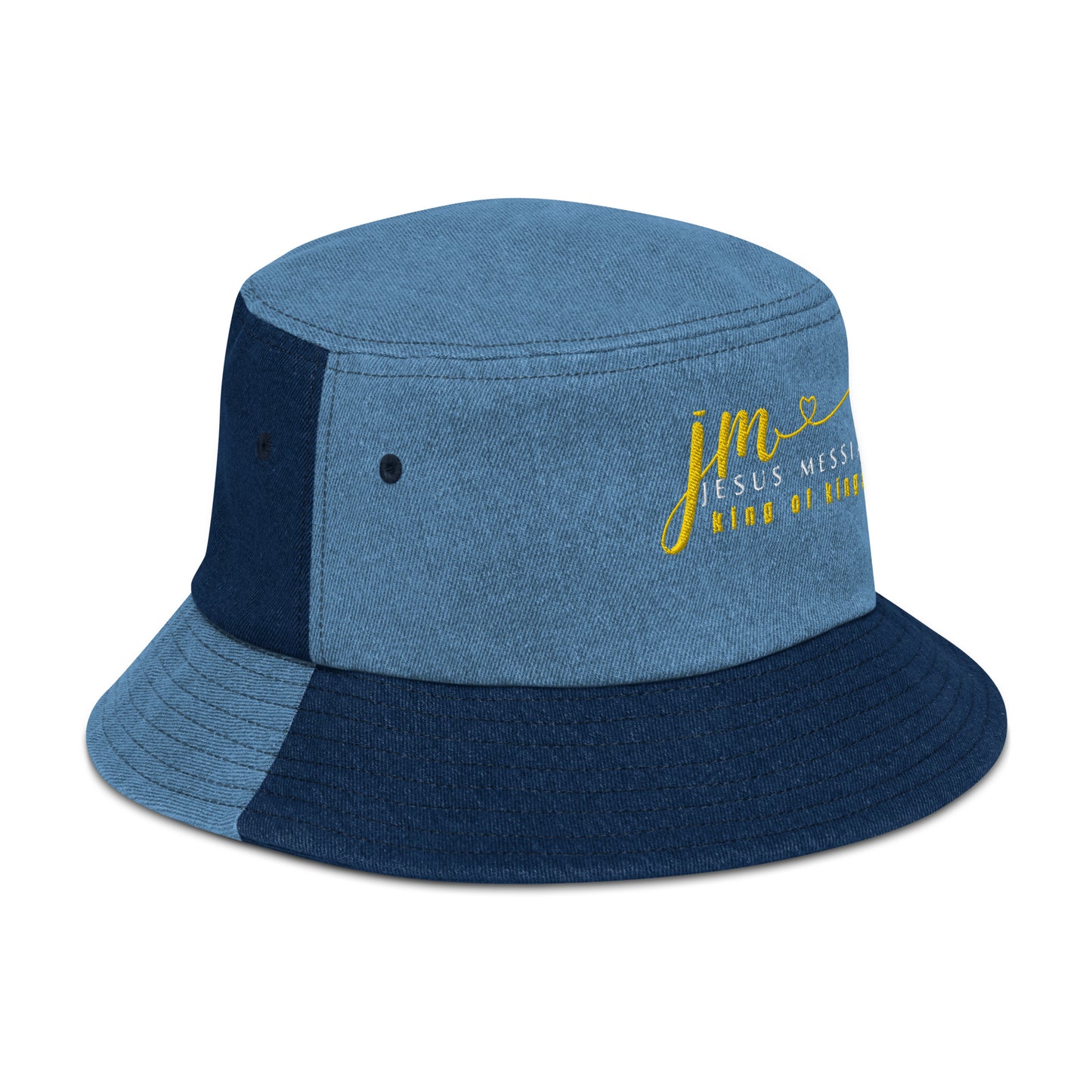 Denim Bucket Hat | JM-Jesus Messiah