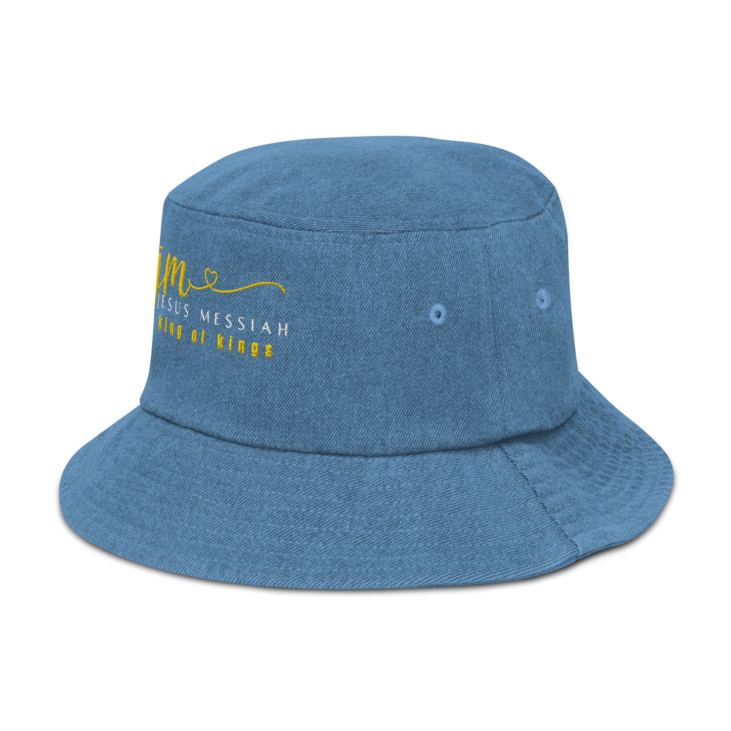 Denim Bucket Hat | JM-Jesus Messiah