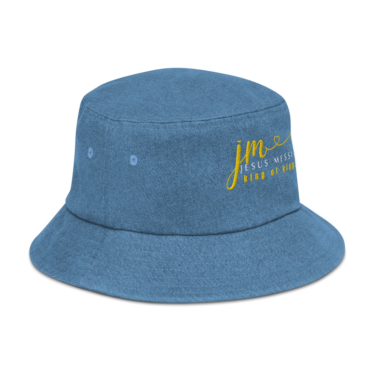 Denim Bucket Hat | JM-Jesus Messiah