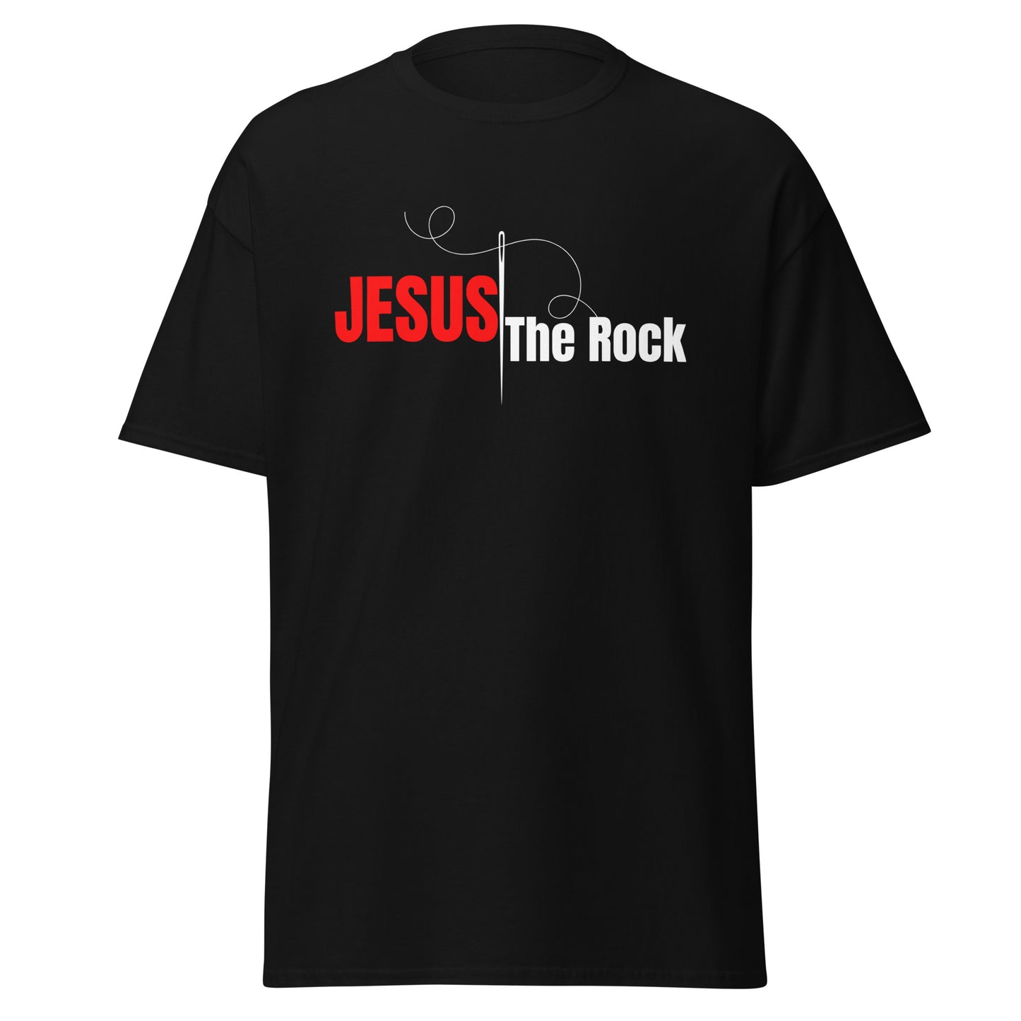 Maisonette Shoppers World UNISEX Classic T-Shirt | Jesus the Rock