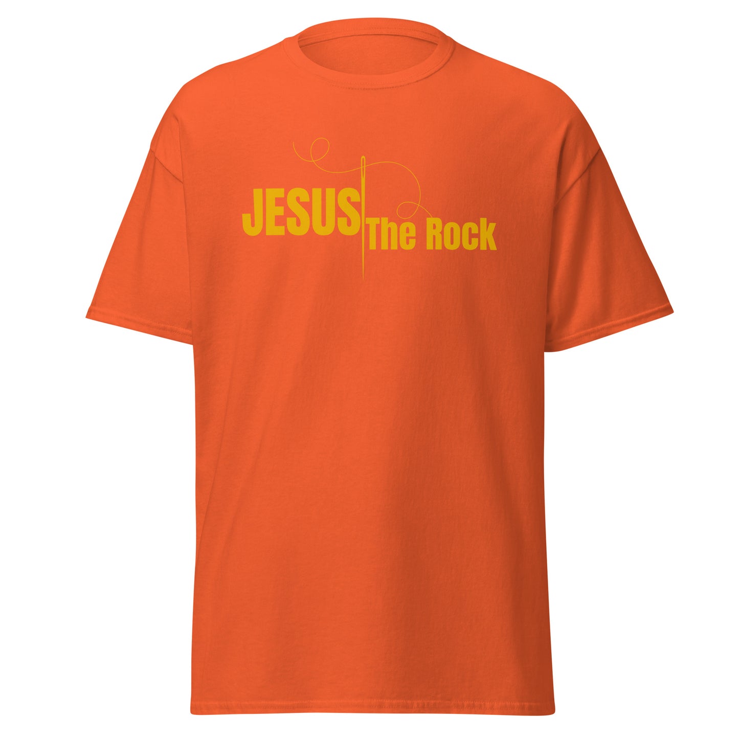 Maisonette Shoppers World |  Classic Tee "Jesus the Rock."