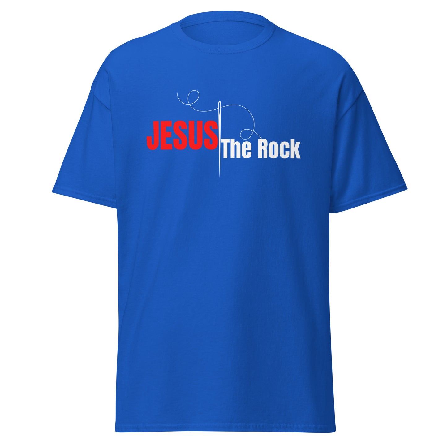 Maisonette Shoppers World UNISEX Classic T-Shirt | Jesus the Rock