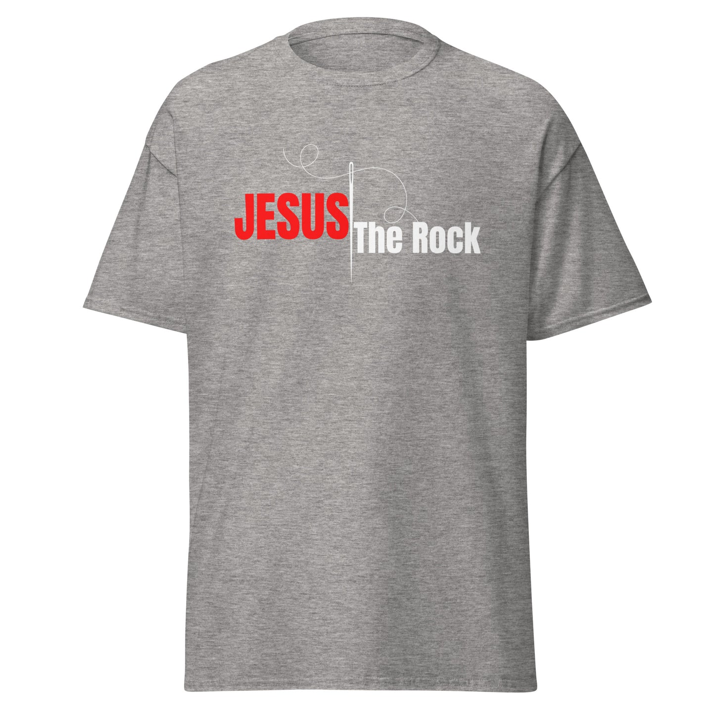 Maisonette Shoppers World UNISEX Classic T-Shirt | Jesus the Rock