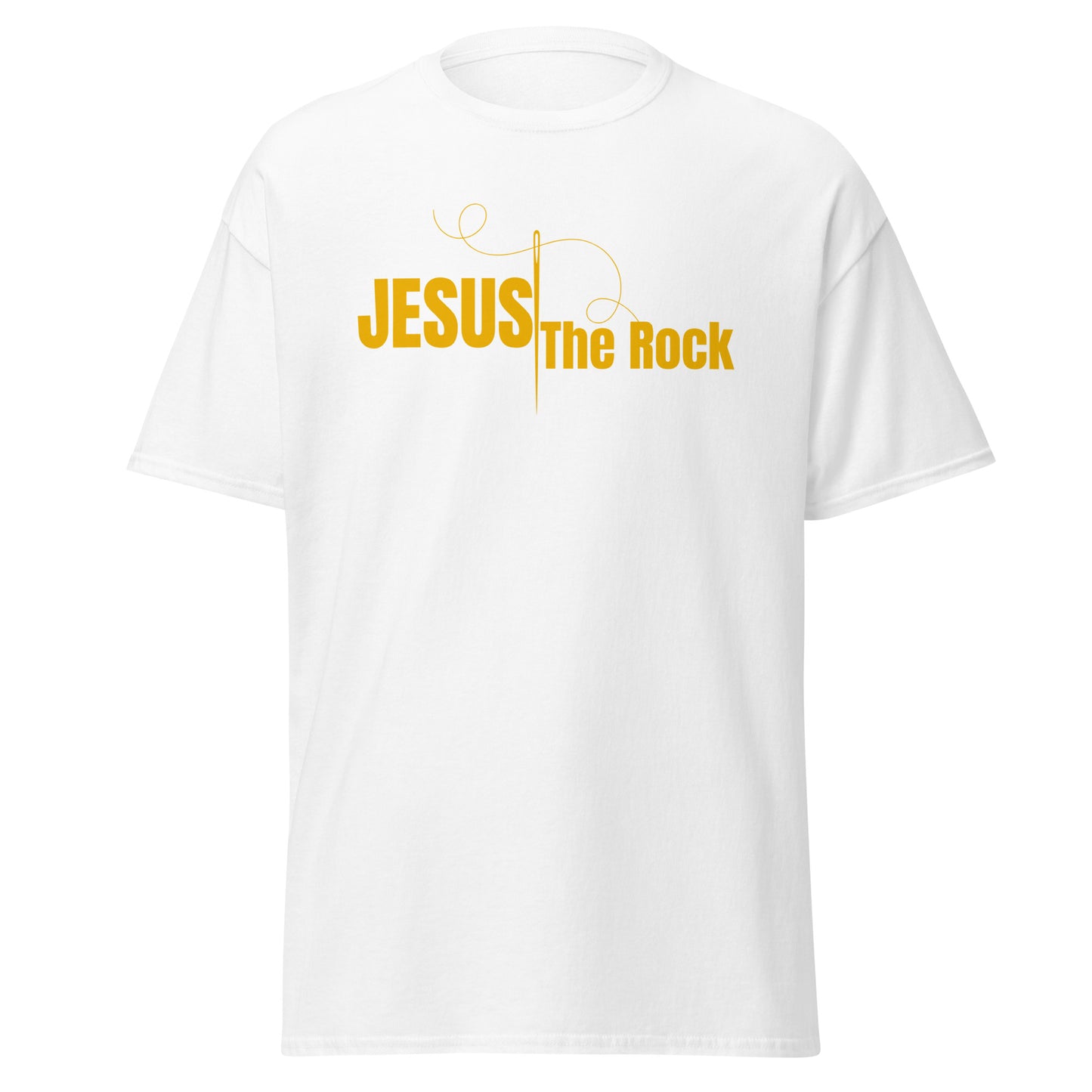 Maisonette Shoppers World |  Classic Tee "Jesus the Rock."