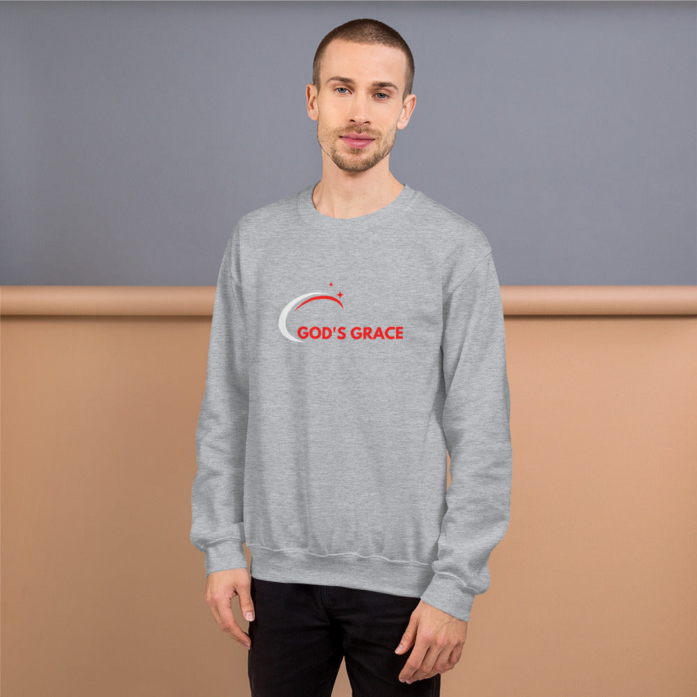 Unisex Sweatshirt: "God's Grace" in WR script