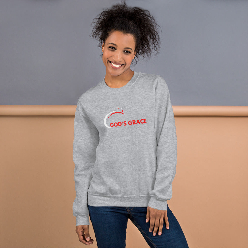 Unisex Sweatshirt: "God's Grace" in WR script