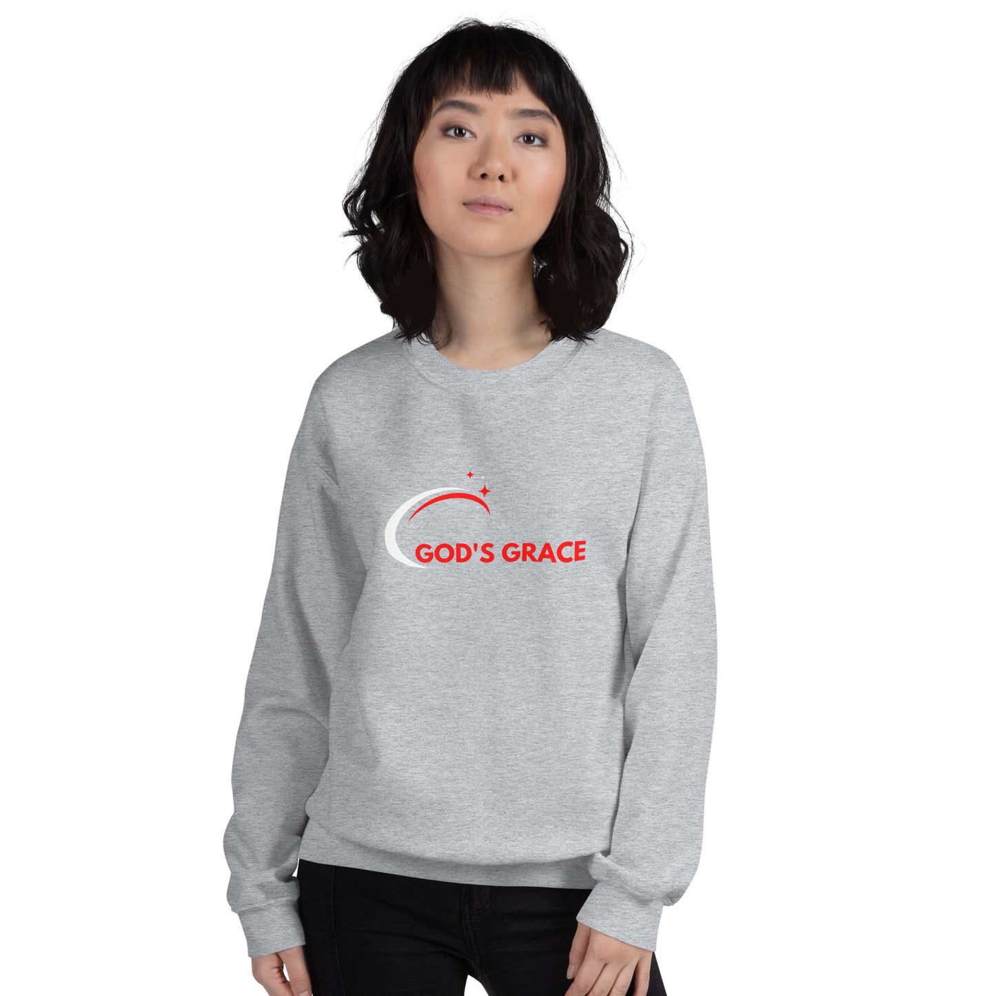 Unisex Sweatshirt: "God's Grace" in WR script