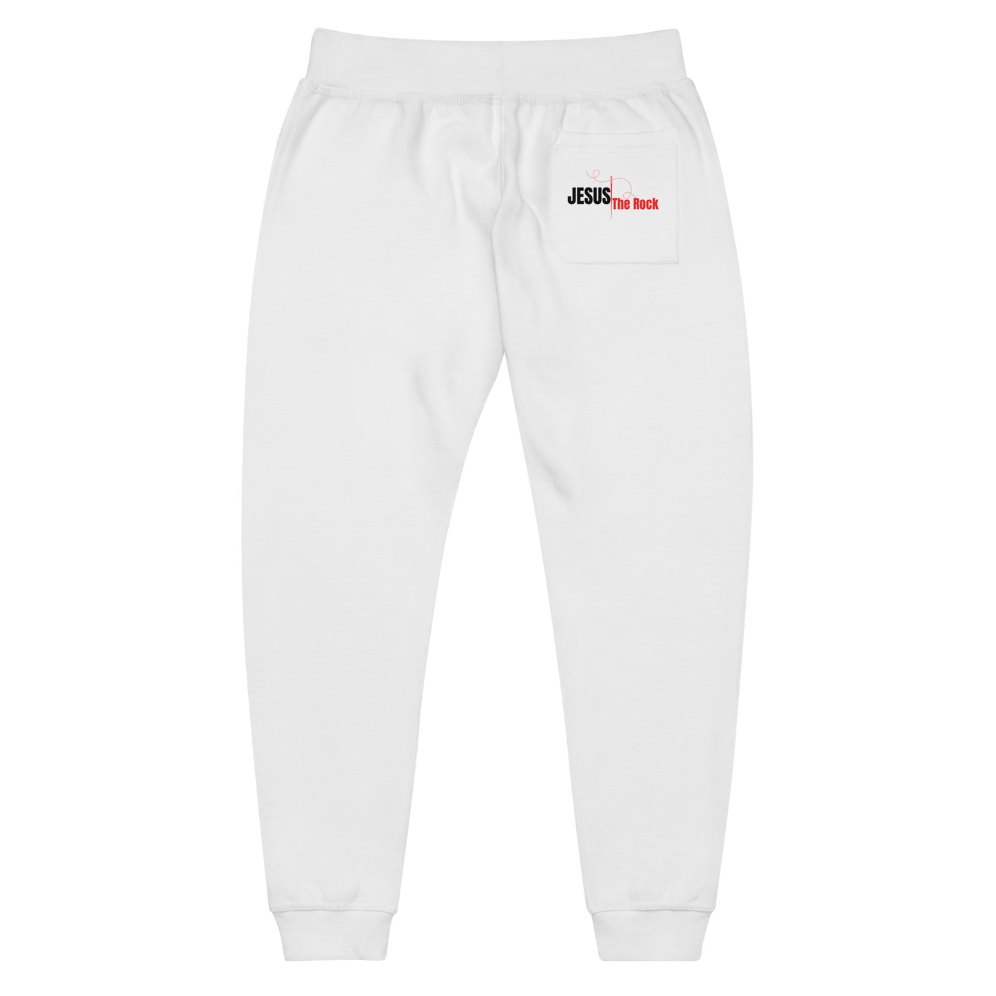 Maisonette Shoppers World | Unisex Fleece Sweatpants "Jesus the Rock"