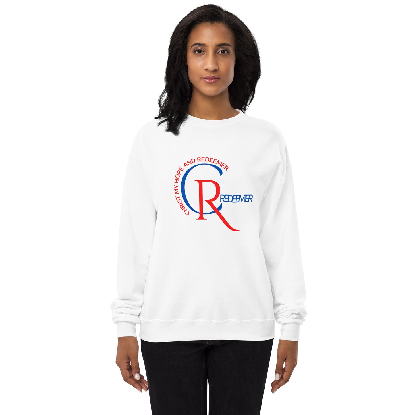 Unisex Styled Fleece Sweatshirt | CR - Christ my Redeemer