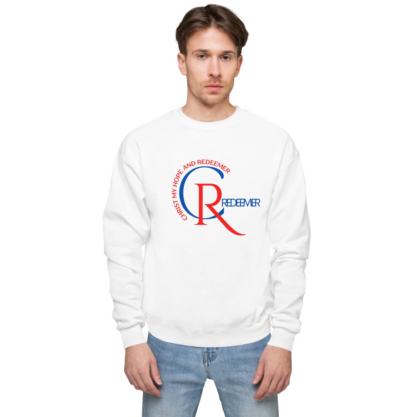 Unisex Styled Fleece Sweatshirt | CR - Christ my Redeemer