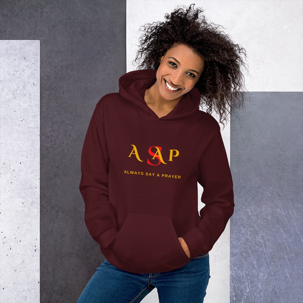 Unisex Cozy Go-to Hoodie | ASAP - Always Say A Prayer