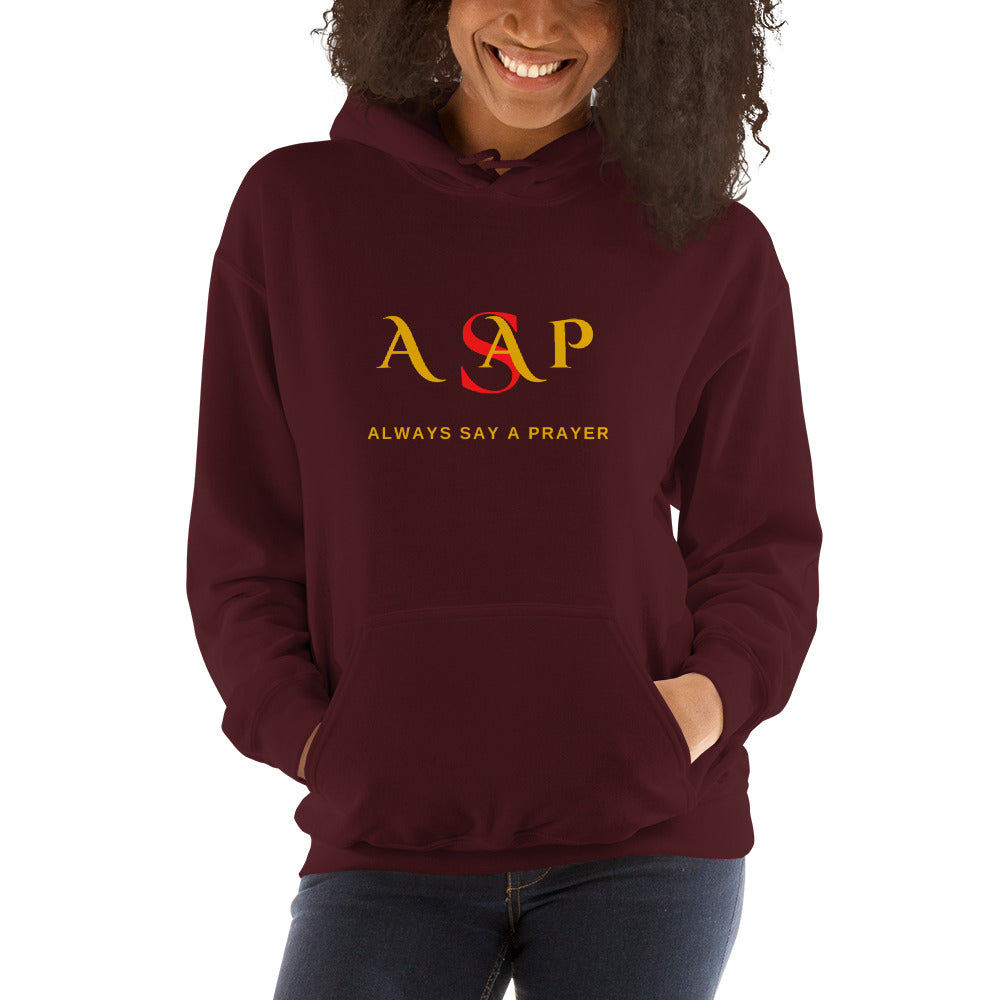 Unisex Cozy Go-to Hoodie | ASAP - Always Say A Prayer