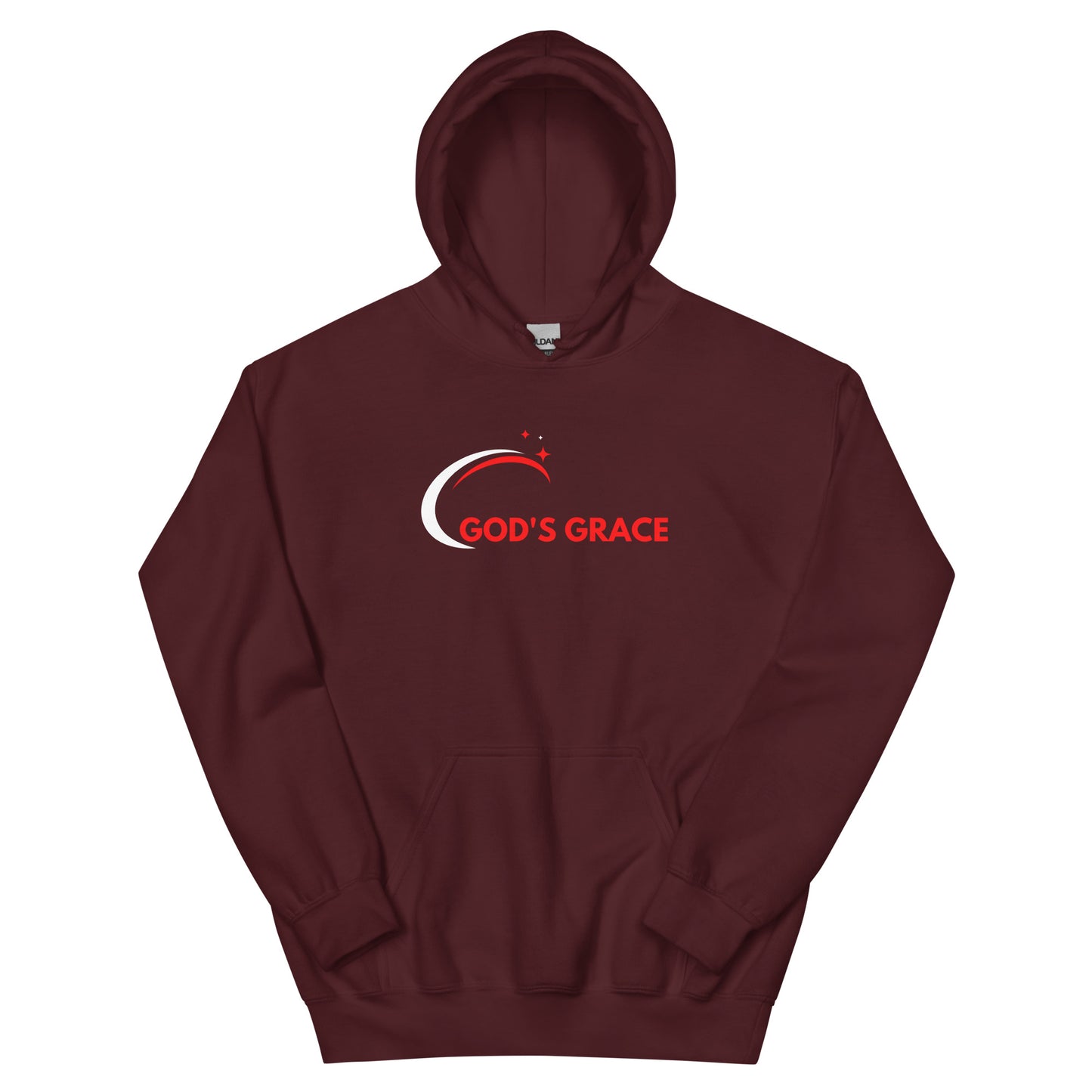 Unisex Hoodie: "God's Grace" in RW script