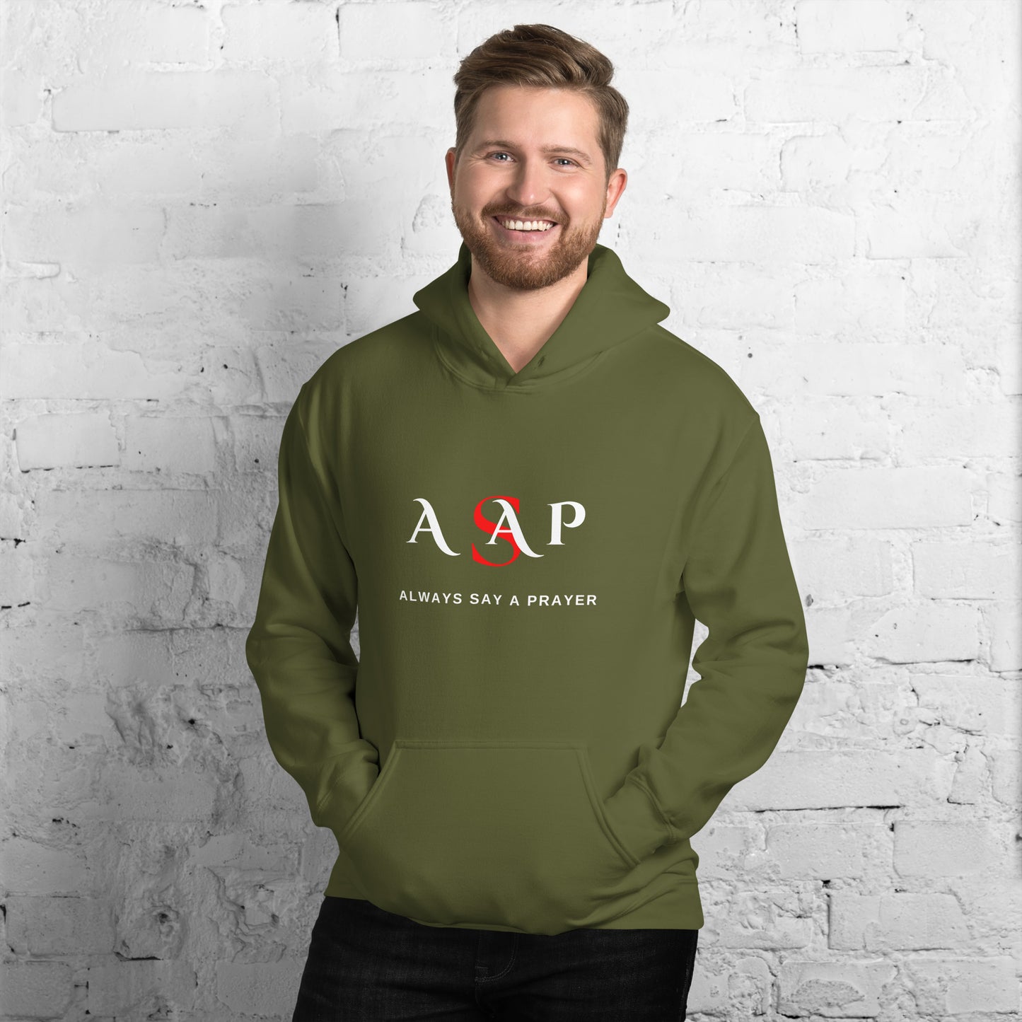 Unisex Cozy Go-to Hoodie | ASAP - Always Say A Prayer