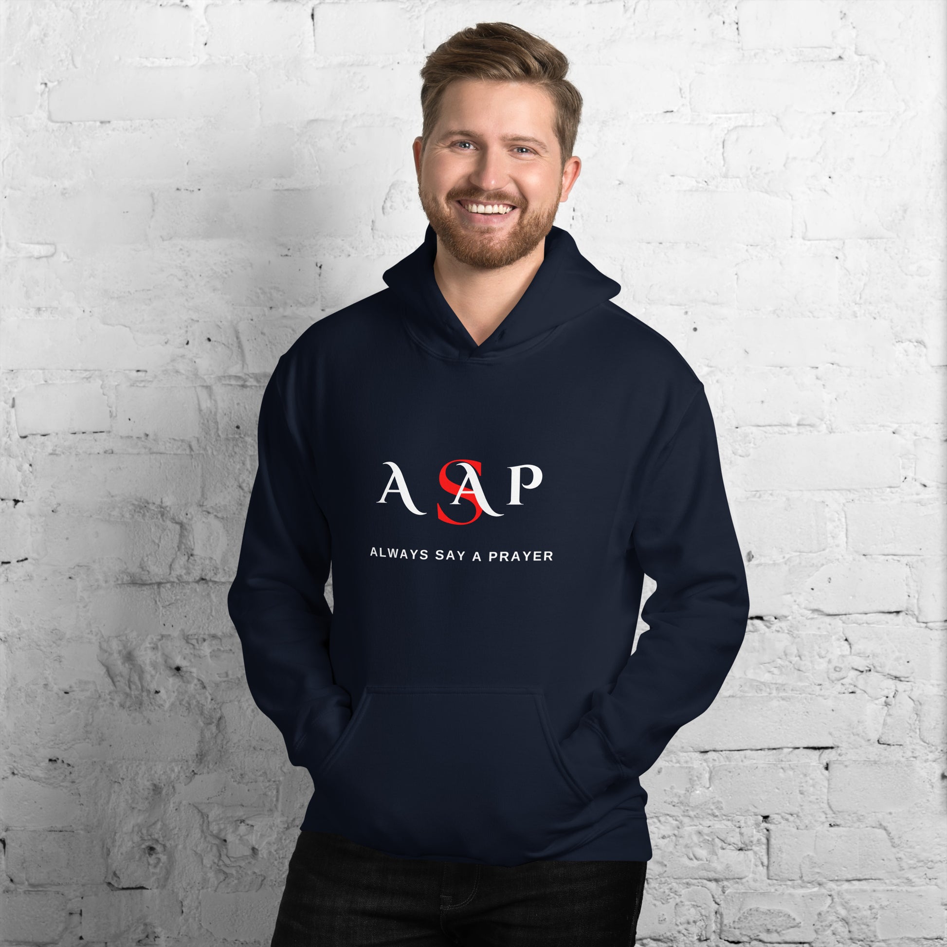 Unisex Cozy Go-to Hoodie | ASAP - Always Say A Prayer 