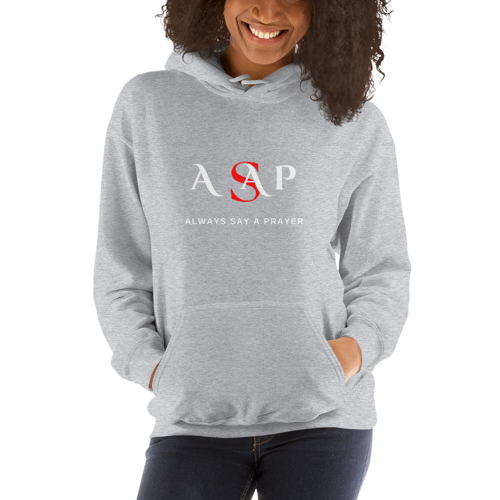 Unisex Cozy Go-to Hoodie | ASAP - Always Say A Prayer 