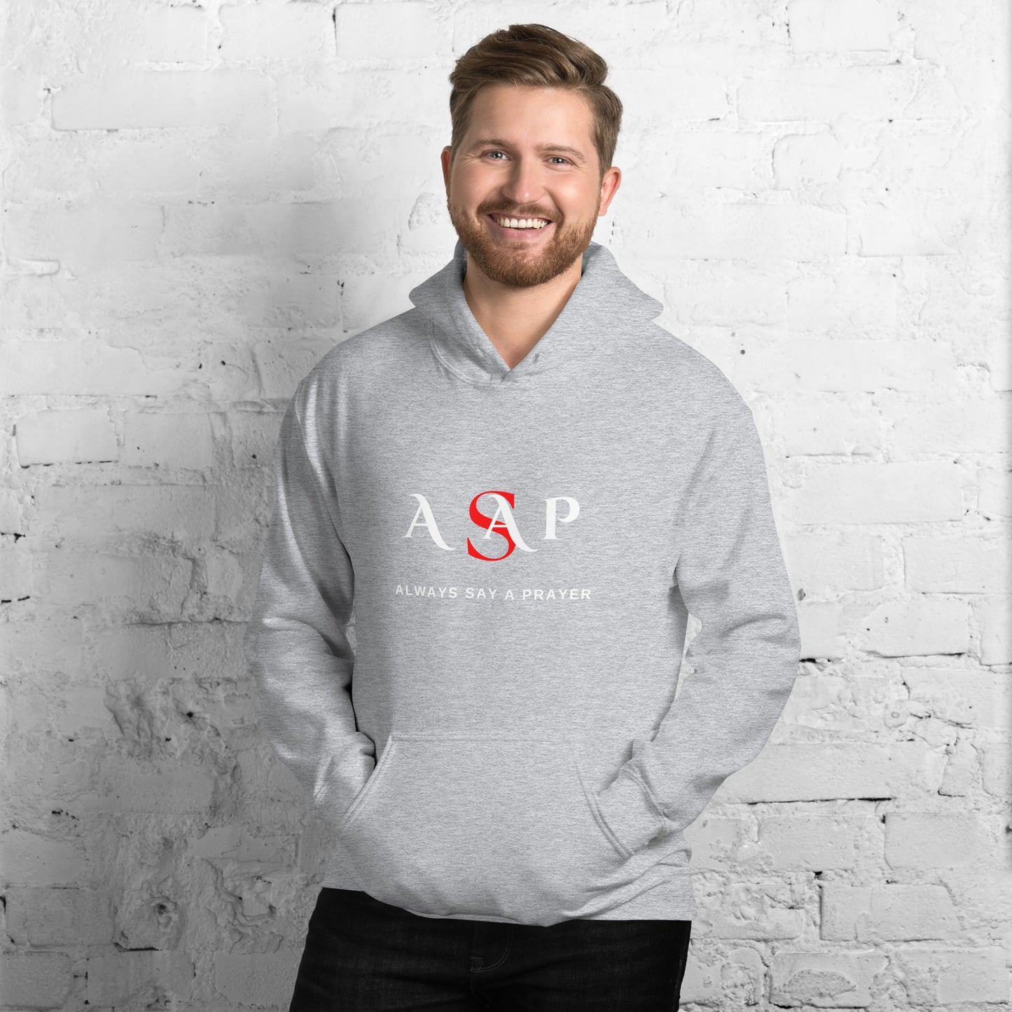 Unisex Cozy Go-to Hoodie | ASAP - Always Say A Prayer