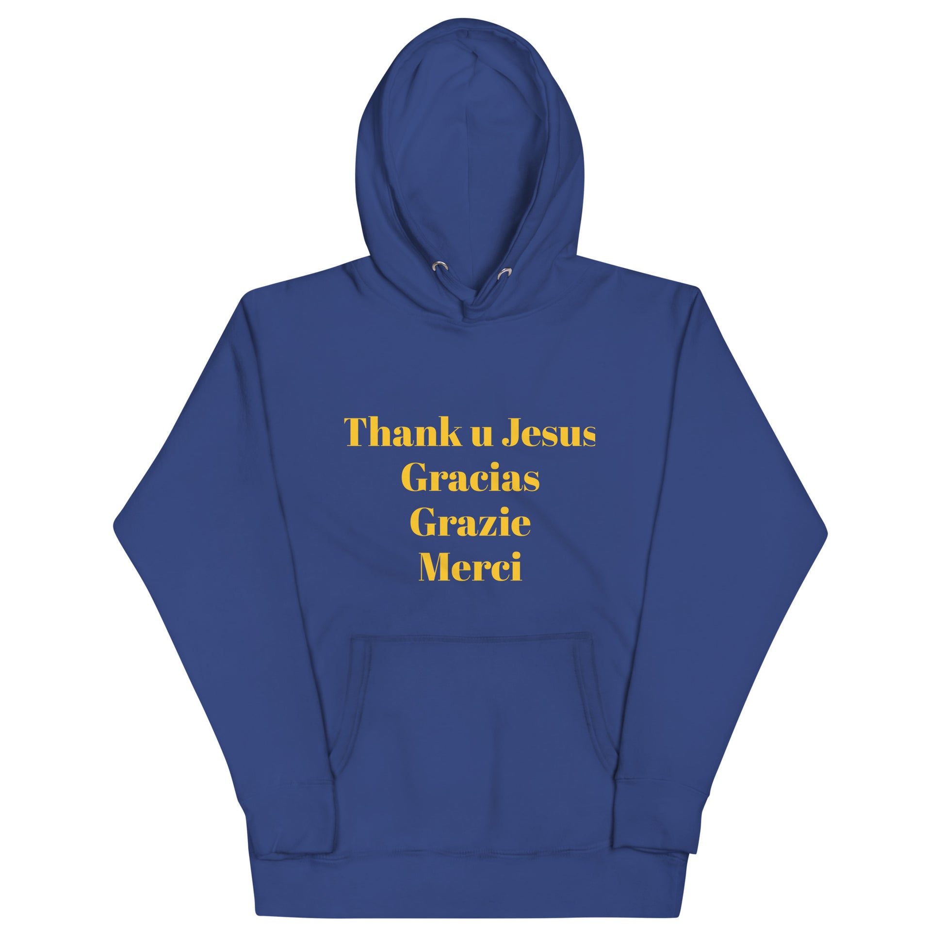 Unisex Hoodie | Thank You Jesus | Gracias | Grazie | Merci