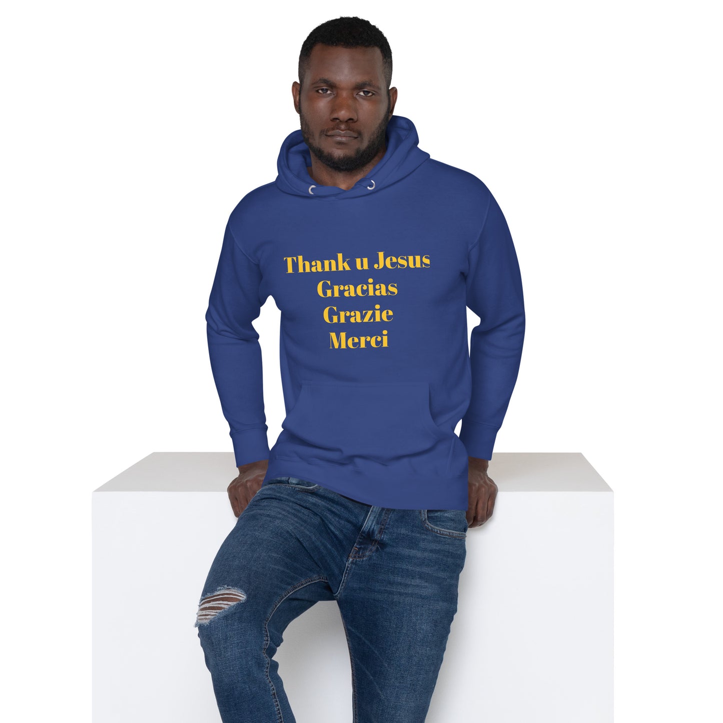 Unisex Hoodie | Thank You Jesus | Gracias | Grazie | Merci