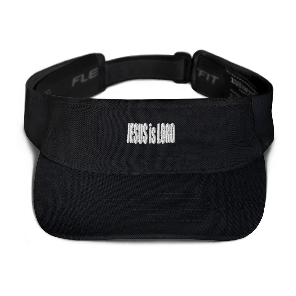 Visor Cap - Spandex - "Jesus is Lord"