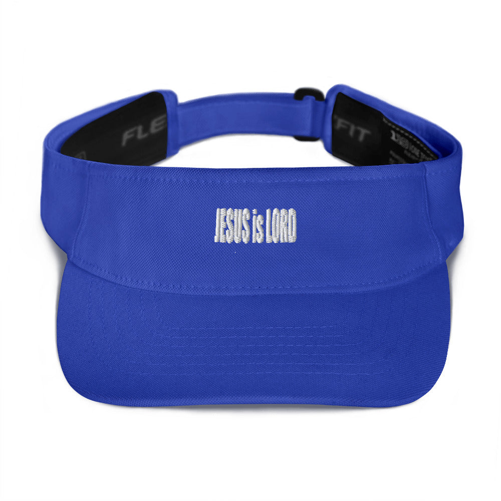 Visor Cap - Spandex - "Jesus is Lord"